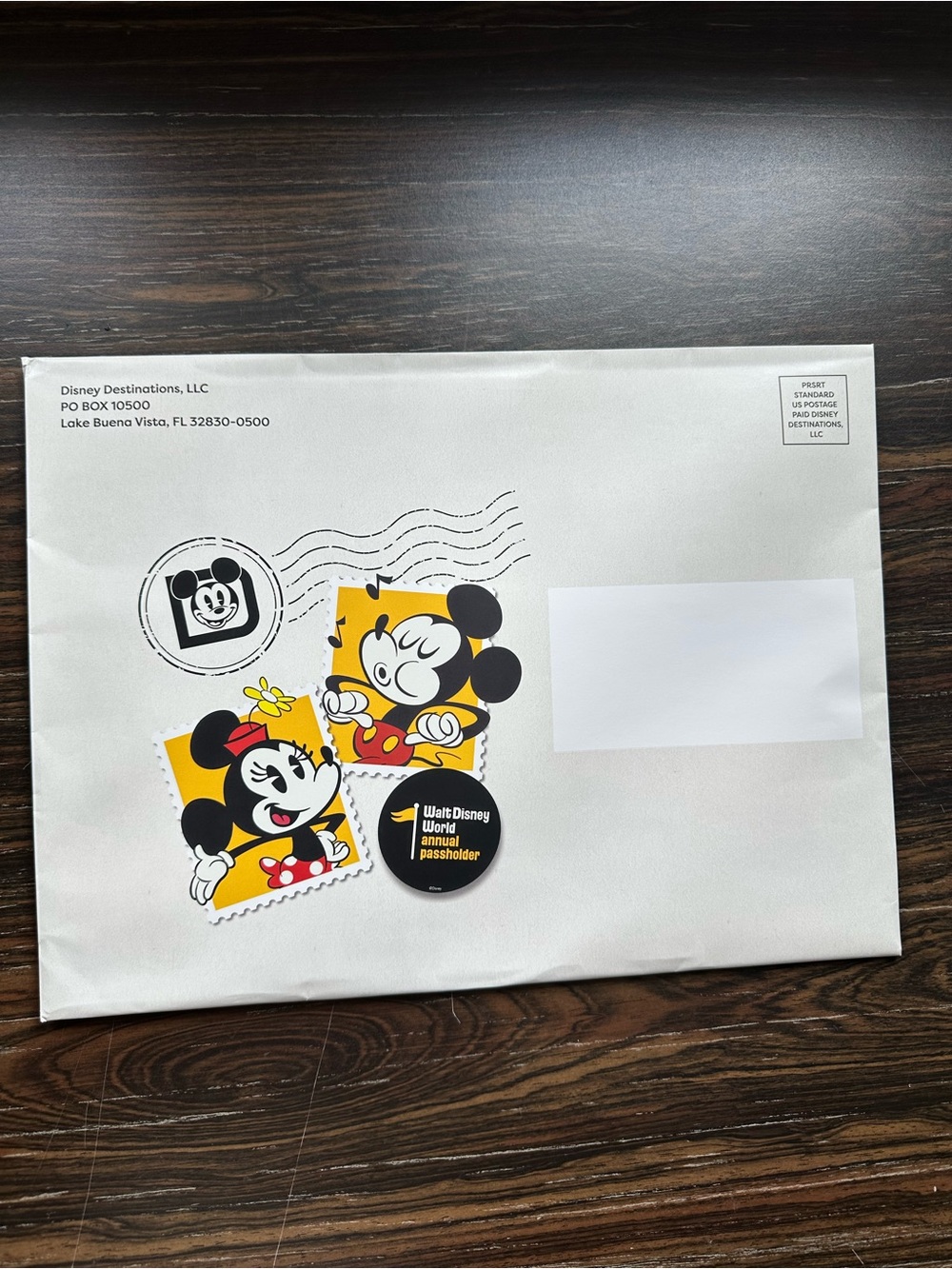 2026 Walt Disney World Annual Passholder 12 Mnth Wall Calendar & Stickers SEALED